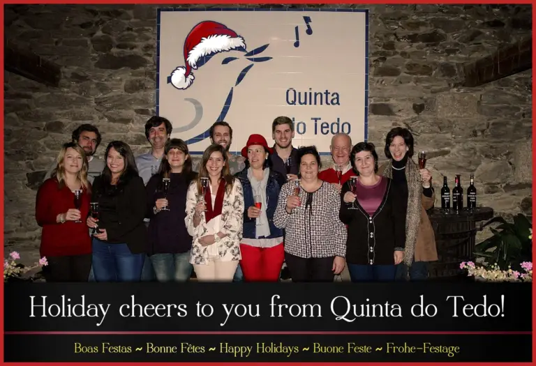 Holiday greetings from Quinta do Tedo