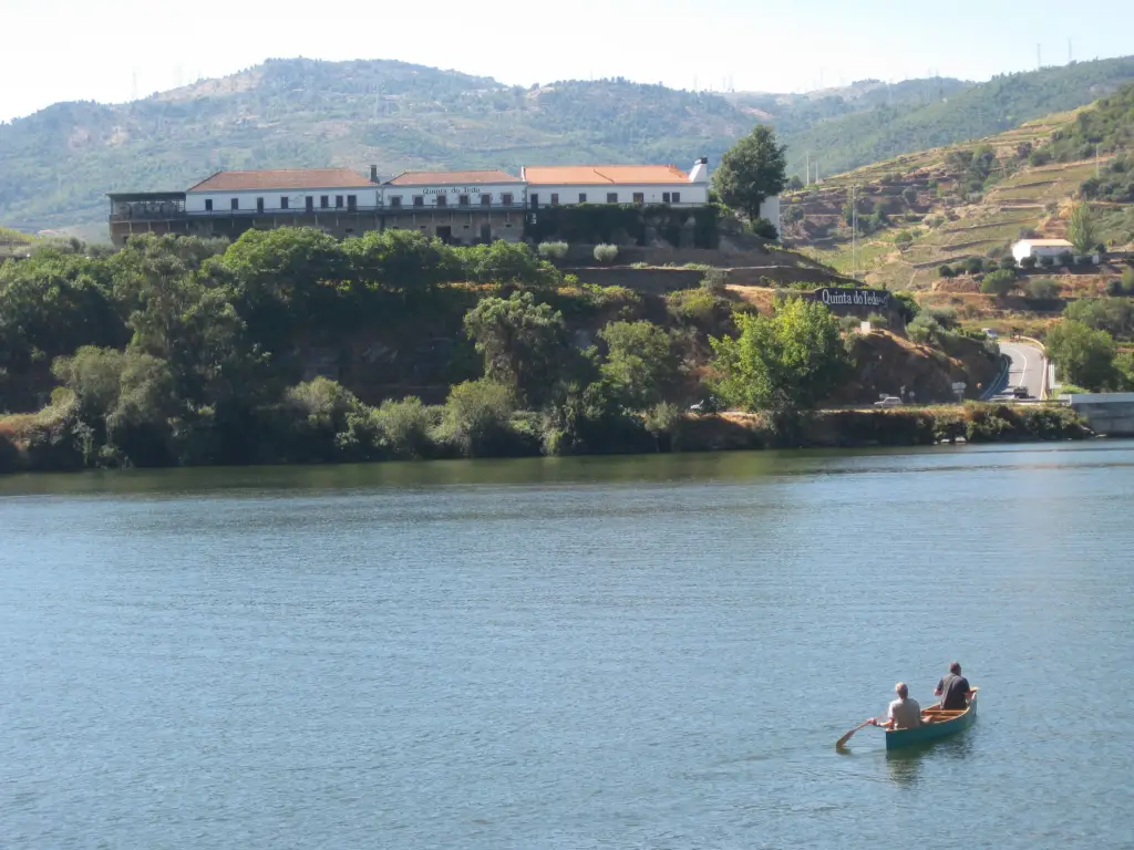 Canoeing on the Douro.