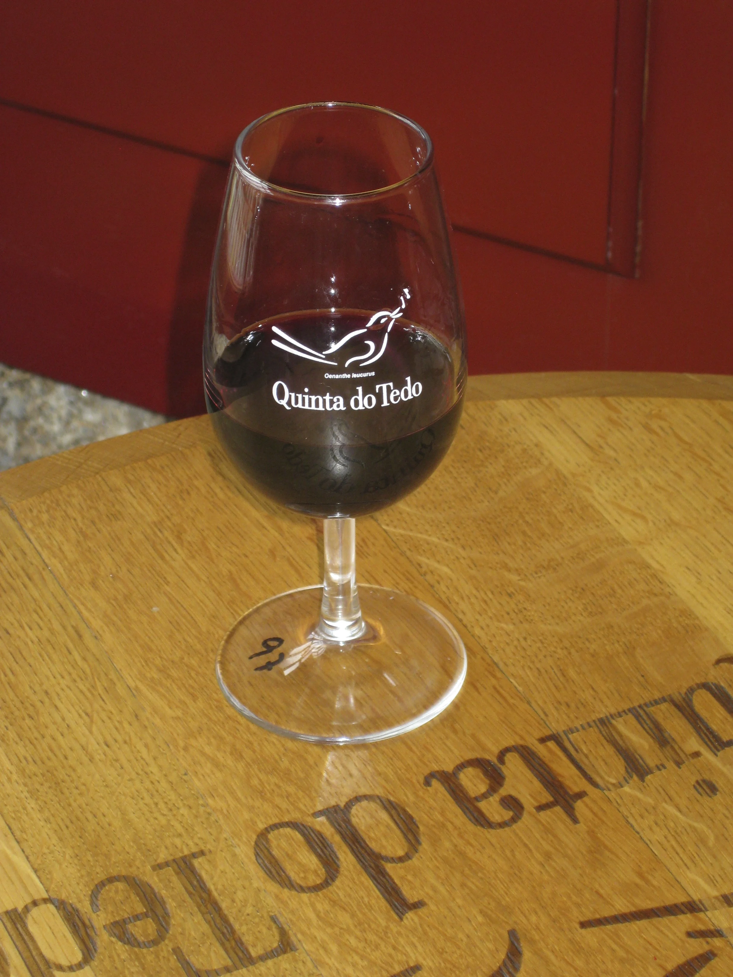 …and to enjoy a glass of Quinta do Tedo.