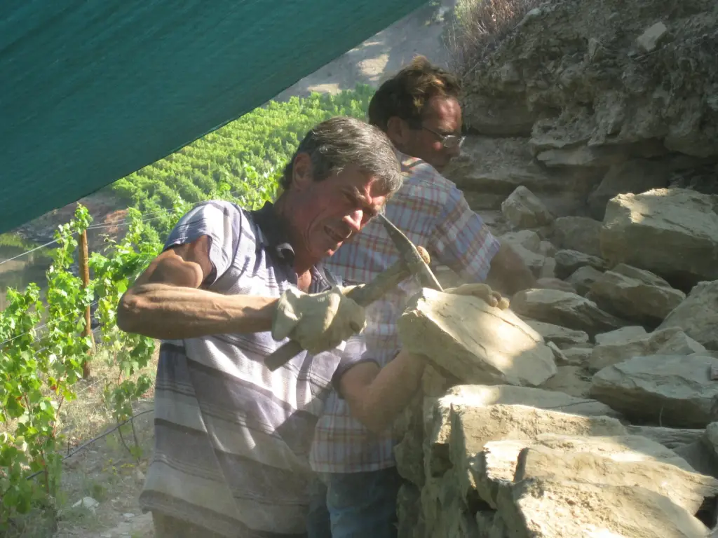 Hard work to repair walls.