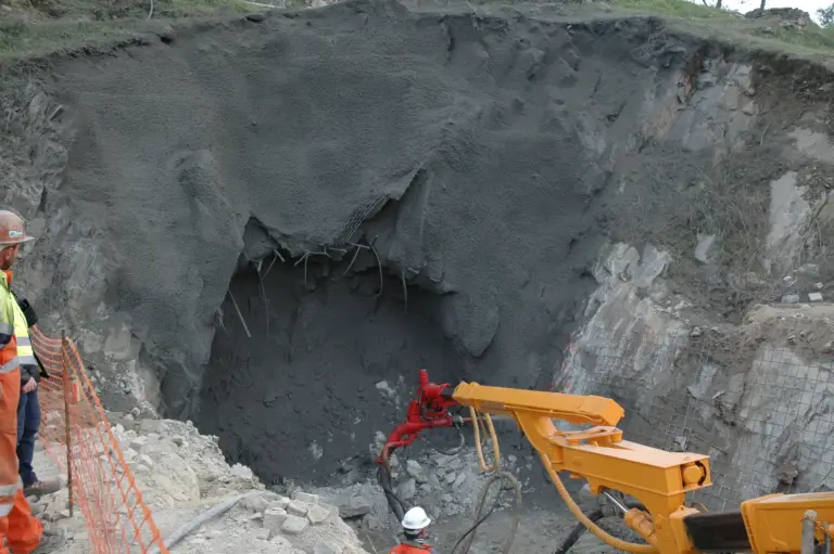 Cave excavation underway!