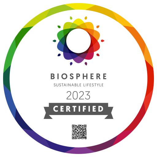 Selo Biosphere Sustainable Certified